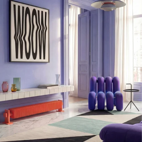 Radiateur design QUADRA ALPHA ( VD 4631 ) eau chaude - VΛRELΛ